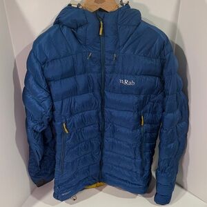 Rab Men’s Electron Blue Puffer Alpine Down Jacket